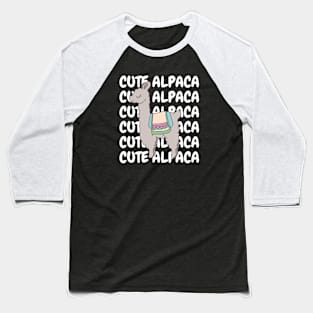 Cute alpaca Baseball T-Shirt